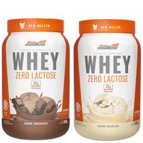 2x Whey Protein Zero Lactose 900G New Millen