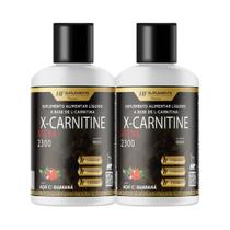 2x x-carnitine 2300 cromo 480ml acai guarana hf suplements