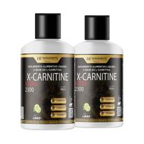 2x x-carnitine atena 2300 + cromo 480ml limão hf suplements