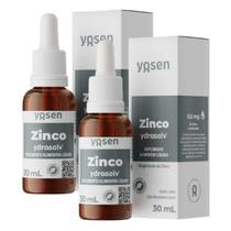 2x Zinco Bisglicinato Ydrosolv Yosen Limão 30ml
