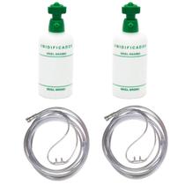 2x2 kit Copo Umidificador cânula de Silicone Medicinal salter labs cilindro de Oxigênio anvisa Fg 2x2 kit Copo Umidificador cânula de Silicone Medicinal salter labs cilindro de Oxigênio anvisa Fg