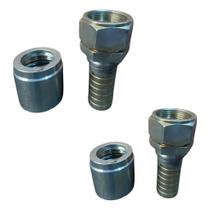 2xterminal Fg Reta Jic37o Rosca 1.7/8 Mang. 1.1/3+capa 1.1/2