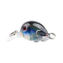 3.3cm 2g Flutuante Isca De Pesca Wobbler Crankbait Único Gancho Rock Luya Laser Falso Bkk Pequeno