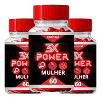 3 3x power mulher original 60 cápsulas
