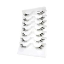 3/7 Pares De Cílios Postiços 3D De Mink, Naturais, Longos, Leves E Macios, Ferramenta De Maquiagem