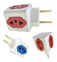 3 Adaptador Benjamin Cubo 3D 3 Entradas 110V 1 220V 3 Adaptador Benjamin Cubo 3D 3 Entradas 110V 1 220V