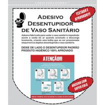 3 Adesivo Desentupir Vaso Sanitário Entupido Descartavel