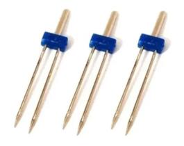 3 Agulhas Dupla 2,3,4 Mm Máquina Costura Doméstica