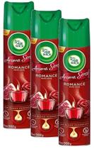 3 Air Wick Bom Ar Adorizador Aroma Romance Romã + rosa 360ml