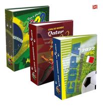 3 Albuns Da Copa Mundo 2022 10X15/120 Total 360 Fotos 24H