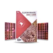 3 álbuns para moedas 1994 a 2035 real com comemorativas 3 álbuns para moedas 1994 a 2035 real com comemorativas