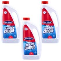 3 Algicida Choque Hidroazul Elimina Algas Piscina Verde 1l 3 Algicida Choque Hidroazul Elimina Algas Piscina Verde 1l