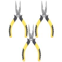 3 Alicate de Bico Meia Cana Corte Reto 6 polegadas SAB6X150