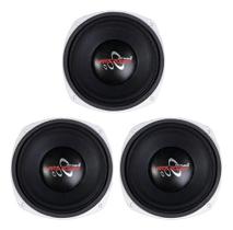 3 alto falantes médio hp 400h 8 polegadas 8 ohms hard power