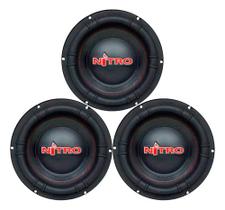 3 alto falantes spyder subwoofer 12 pol nitro 700w rms 4 ohms g5 preto