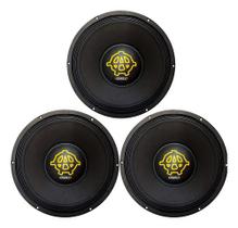 3 alto falantes woofer kaos bass 12 polegadas 650w rms 4 ohms spyder