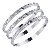 3 Anéis Fio Arabesco Pura Prata 925 Aliancinha- Melhor Valor