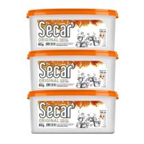 3 Antimofo Secar Original Natural 80g Absorvedor De Umidade Suave Evita Problemas Com Mofo Fungos Bolor Mau Cheiro Gavetas Pianos Biblioteca Closet