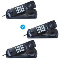 3 Aparelho de Telefone TC 20 Gôndola Com Fio Combo Oficial