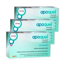 3 Apoquel 5,4 Anti Coceira Cães Cachorro Cão