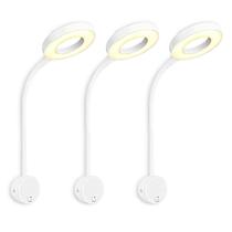 3 Arandela Cabeceira Leitura Direcionável Led Circular Bet70