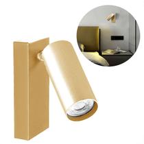 3 Arandela Foco Móvel Spot Dourado Mr11 Cabeceira Bet34