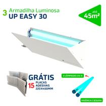 3 Armadilha Luminosa Easy Up 30 + 15 Placas Adesivas 220 x 450 mm