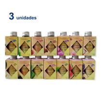 3 Aromatizante Ambiente Varetas Difusor Aromas Perfume Casa 100ml Odorizador Luz Aromas - Envio Já