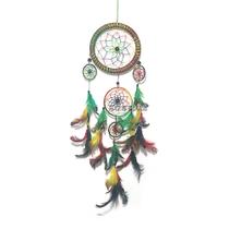 3 Aros filtro dos sonhos reggae de penas coloridos decorativo decoração de casa Amuleto aros medio