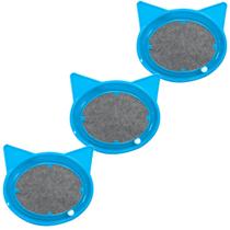 3 Arranhador Gato Super Cat Relax Pop Furacão Pet - Azul