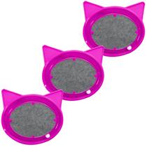 3 Arranhador Gato Super Cat Relax Pop Furacão Pet - Rosa