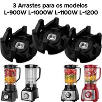 3 Arrastes Copo Liquidificador Mondial L900/1000/1100/1200