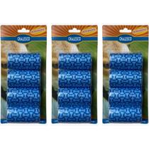 3 Azul Refil Cata Caca Com 4 Rolos De 20 Sacolas - Chalesco