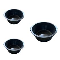 3 Bacia Plástica 35 Litros Pr Profissional Reforçada Roupa 3 Bacia Plástica 35 Litros Pr Profissional Reforçada Roupa