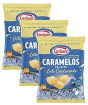 3 Bala Caramelo De Leite Condensado 95 unidades Embaré 660g