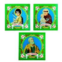 3 Bandeiras Festa Junina São João São Pedro Santo Antônio - Real Seda