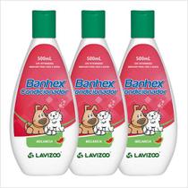 3 Banhex Condicionador Lavizoo Melancia Cães E Gatos - 500ml