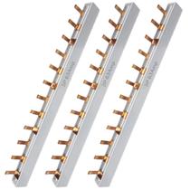 3 Barramento Pente 3 Polos Tripolar 63A para 4 Disjuntor Trifásico 12 Pinos Sibratec 3 Barramento Pente 3 Polos Tripolar 63A para 4 Disjuntor Trifásico 12 Pinos Sibratec