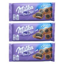 3 barras de chocolate importado com mini biscoito oreo 100g 3 barras de chocolate importado com mini biscoito oreo 100g