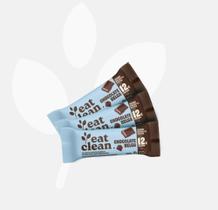 3 Barras de proteína vegana - Eat Clean - Zero lactose - Chocolate belga