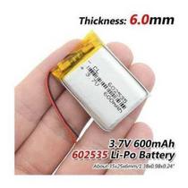 3 Baterias 3,7v 600 Mah Para Relogio Chama Garçom