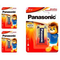 3 Baterias Alcalinas 9v Panasonic 3 Baterias Alcalinas 9v Panasonic