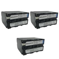 3 baterias NpF970 7200 mAh Para Iluminadores De Led F970/960 nao serve para filmadora