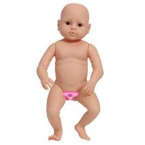 3 Bebê Reborn Molde Valentina Corpo 100% Silicone + Olhos 3 Bebê Reborn Molde Valentina Corpo 100% Silicone + Olhos