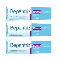 3 Bepantriz Derma Creme Protege e Hidrata a pele Ressecada