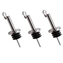 3 Bico Dosador Inox Garrafa Azeite Vinagre Petiscaria Vinho 3 Bico Dosador Inox Garrafa Azeite Vinagre Petiscaria Vinho