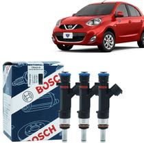 3 bicos injetores march versa 1.0 16v 2015 a 2023 0280158358