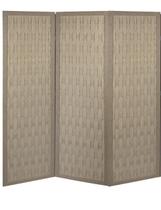 3 Biombo Trançado Sanfonado Com Dobradiças Folha Painel Mdf Cru Divisor Divisória Separador De Ambiente 3 Biombo Trançado Sanfonado Com Dobradiças Folha Painel Mdf Cru Divisor Divisória Separador De Ambiente