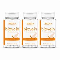 3 biovein 60 cápsulas original