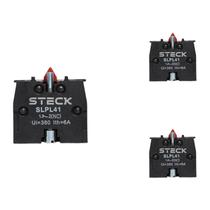 3 Bloco de Contato Auxiliar Steck SLPL41 660V 1NF Frontal 3 Bloco de Contato Auxiliar Steck SLPL41 660V 1NF Frontal